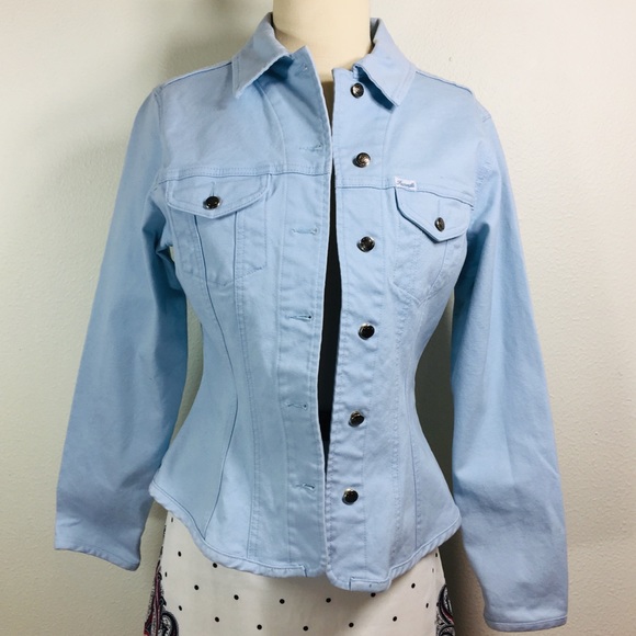 Faconnable Jackets & Blazers - Faconnable Women Blue Denim Jacket Sz. S